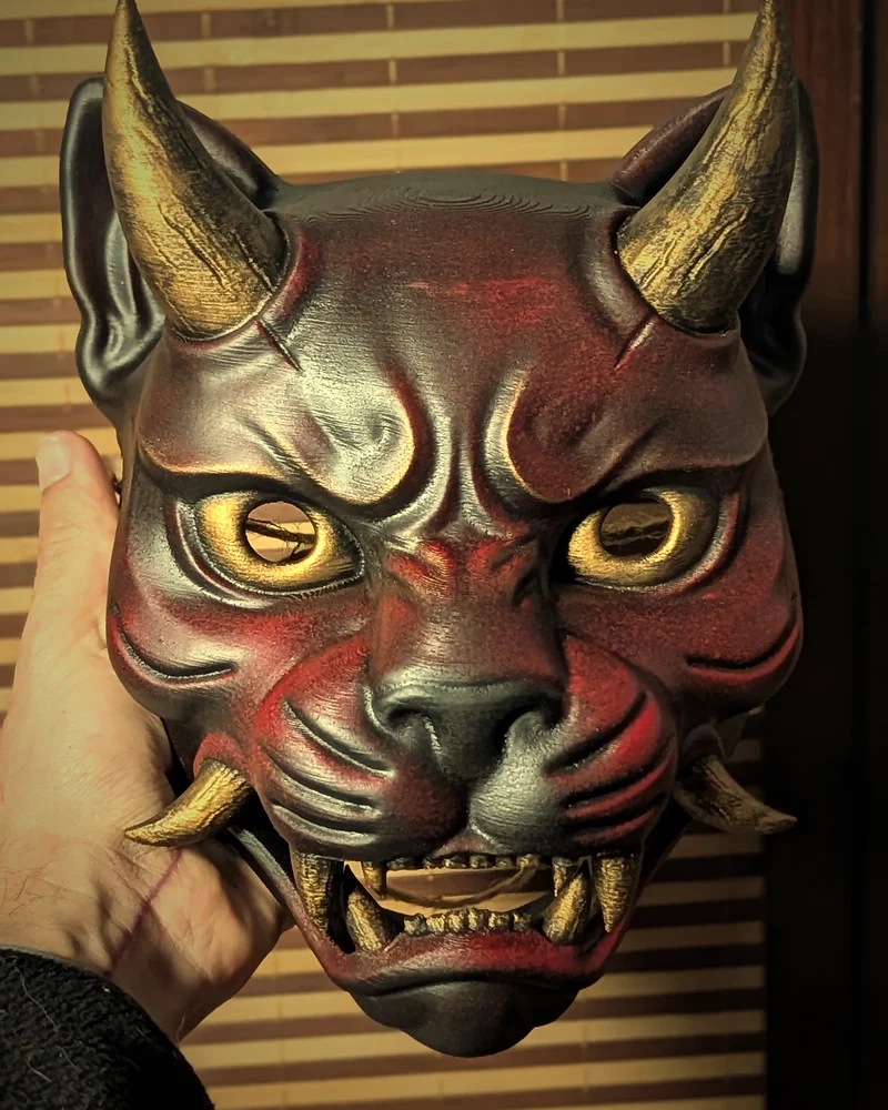 Nekomata et Bakeneko chats yokai japonais, illustration du folklore japonais Dai Yokai Bretagne