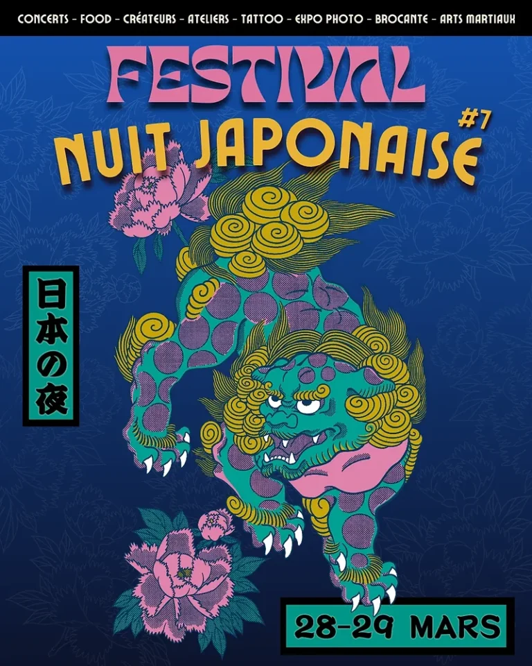 Nuit Japonaise #7 Lille 2026 : Dai Yokai au festival, stand Dai Yokai et masques japonais faits main en Bretagne
