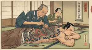 Tatouage Oni : signification des couleurs et irezumi, tatouage japonais et création Dai Yokai Bretagne