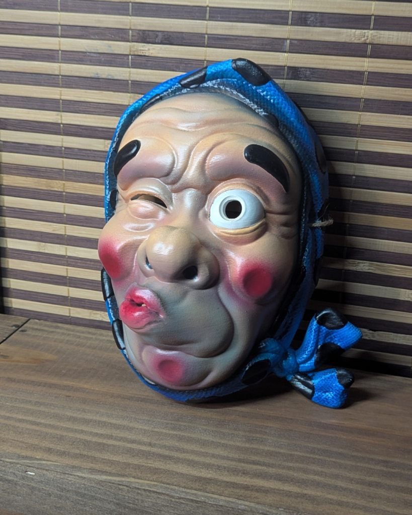 Mask Hyottoko golden kaeru