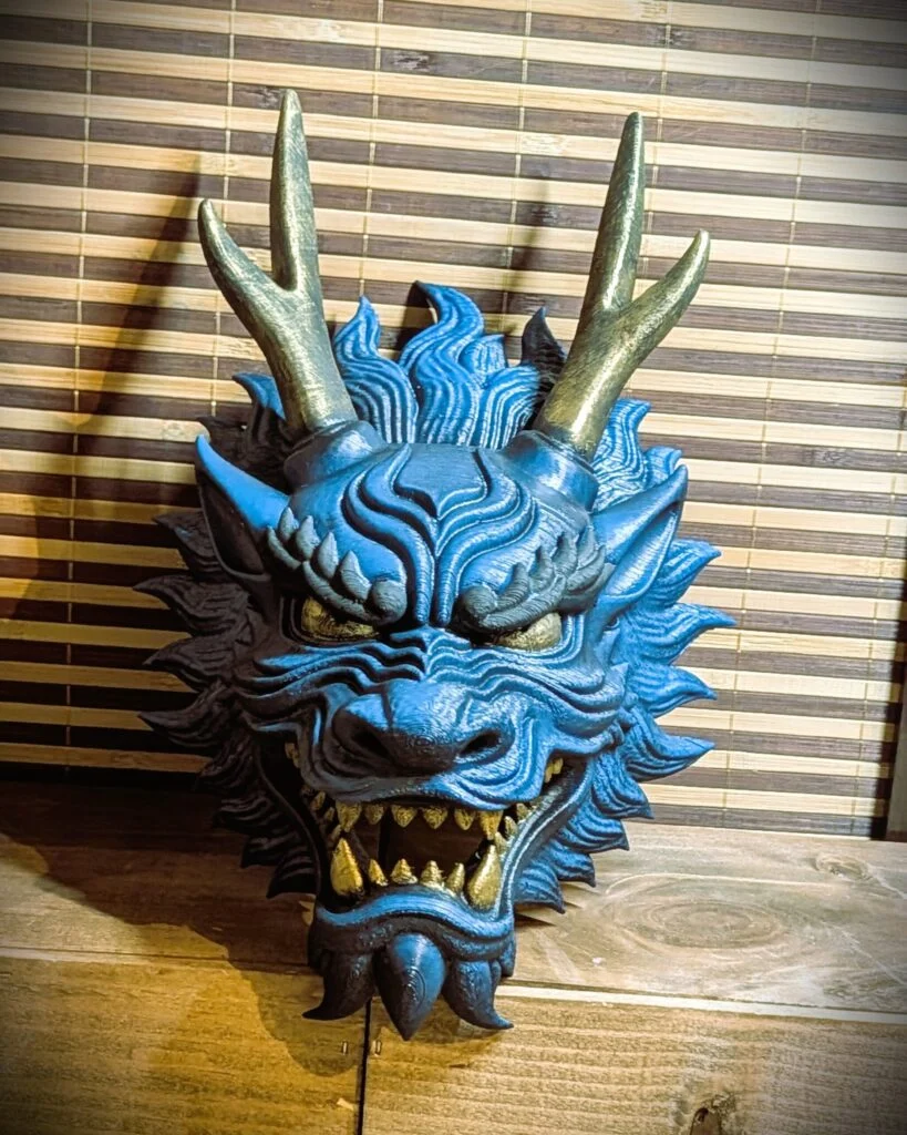 Ao-ryu Blue or Green Dragon Mask
