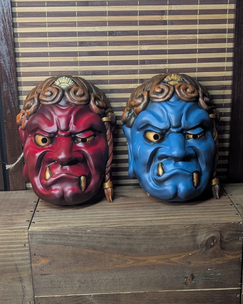Fudo Myō-ō Mask - King of Wisdom & Buddhist Decoration