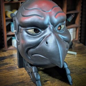 Masque Karasu Tengu Corbeau Japonais, masque japonais fait main par Dai Yokai