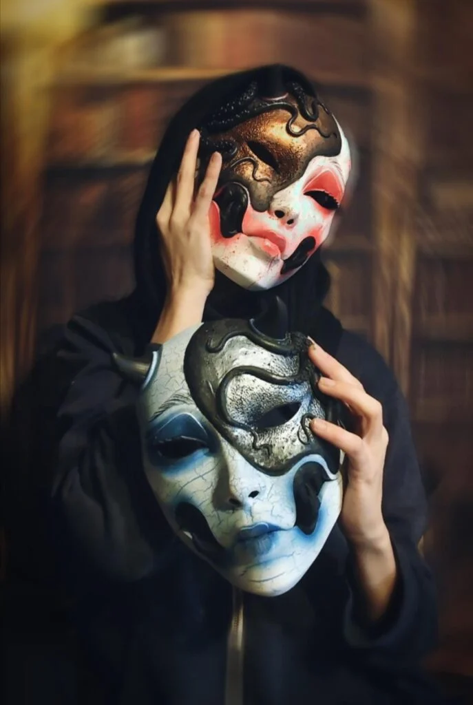 Kuchisake Tentacles Collab Handmade Mask