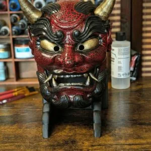Oni-Gawara mask: the roof guardian turned mask