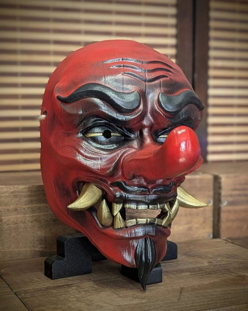 Red Tengu Mask - Japanese Wall Decoration & Cosplay